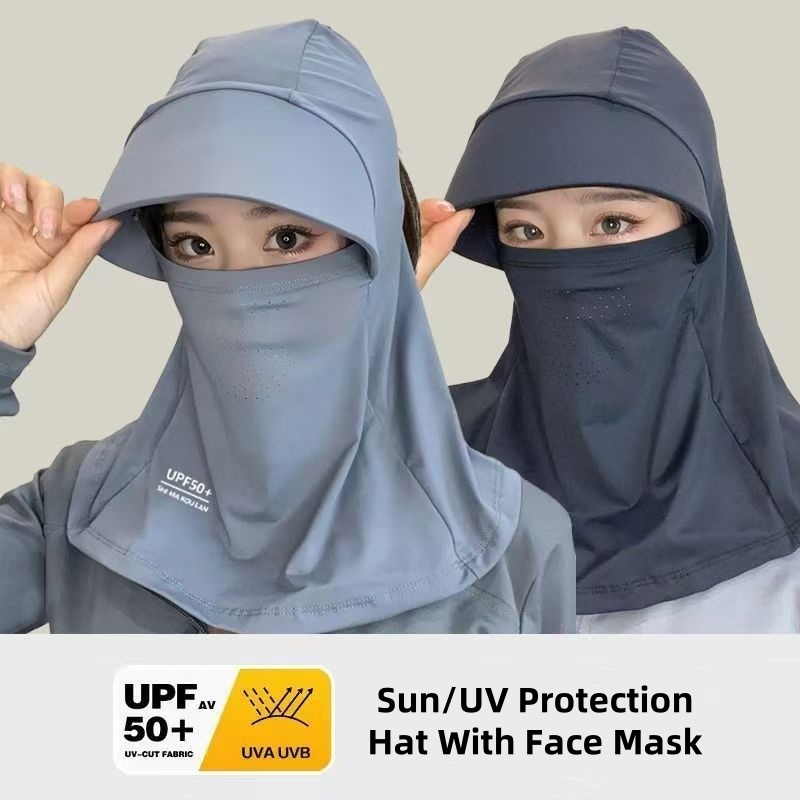 Cminyp Mặt nạ Balaclava chống nắng / chống tia cực tím thoáng khí để đi xe đạp Xe máy Câu cá vinh quang