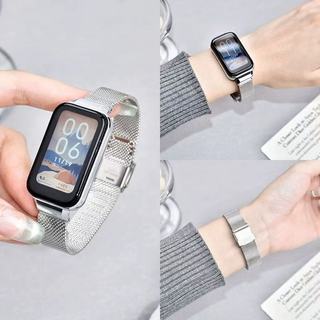Dây đeo đồng hồ kim loại cho Mi Band 9 / 8 Active và Redmi Band 3 / 2 Vòng đeo tay bằng thép không gỉ Dây đeo cho Xiaomi Smart Band 9 / 8 Active