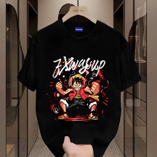 ✨Hàng có sẵn✨WASSUP One Piece-Áo thun nam mới! 100% cotton, thời trang, Unisex