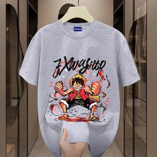 ✨Hàng có sẵn✨WASSUP One Piece-Áo thun nam mới! 100% cotton, thời trang, Unisex