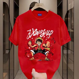 ✨Hàng có sẵn✨WASSUP One Piece-Áo thun nam mới! 100% cotton, thời trang, Unisex