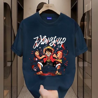 ✨Hàng có sẵn✨WASSUP One Piece-Áo thun nam mới! 100% cotton, thời trang, Unisex