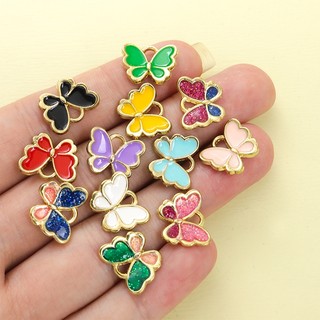 10 Chiếc Quyến Rũ Bướm Đầy Màu Sắc Sống Động Vòng Cổ Thời Trang Mùa Xuân Hè, Vòng Tay, Bông Tai, Móc Khóa, Dây Xích Điện Thoại Và Các Đồ Trang Trí Treo Khác DIY Phụ Kiện Hình Bướm
