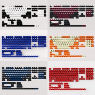 WOB Blue / Red Samurai Keycaps ABS Double-shot Cherry Profile Keycap Custom Keycaps Tương thích với Cherry Gateron MX Switch
