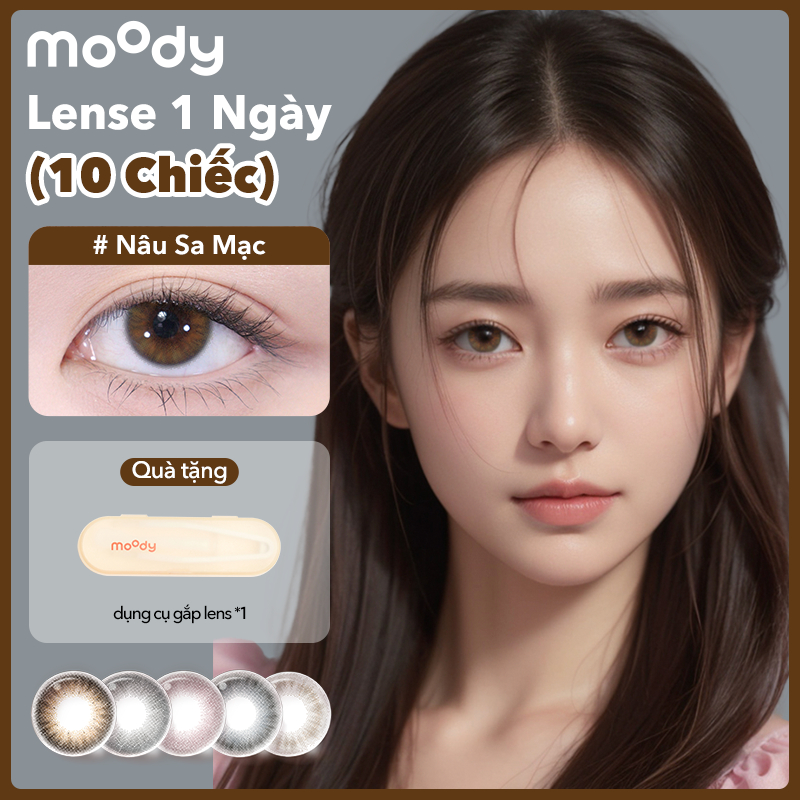 Ảnh Set 10 chiếc kính áp tròng Moody 14.2mm lens 1 ngày thuộc bộ sưu tập  Teenage Daydream 1