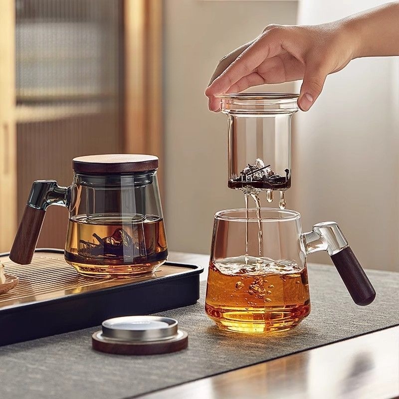 Trà Tách Nước Trà Văn Phòng Trà Cốc Thủy Tinh Cao Cấp Cốc Nước