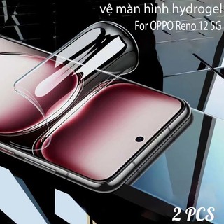 2 Miếng Dán Bảo Vệ Màn Hình Hydrogel Mềm Cho OPPO Reno 12 11 10 Pro Plus 4G 5G Hydrogel Bảo Vệ