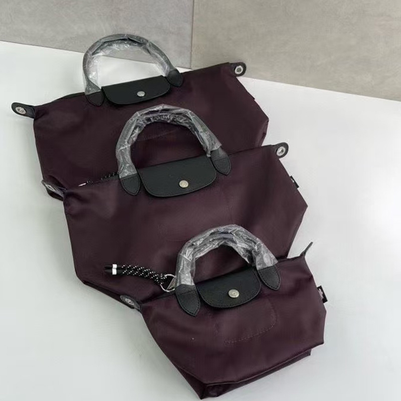 Chiến Ngựa Mới Nữ Đeo Vai Đơn Đeo Ngang Túi Nylon Bánh Bao Có Thể Điều Chỉnh Dây Đeo Vai