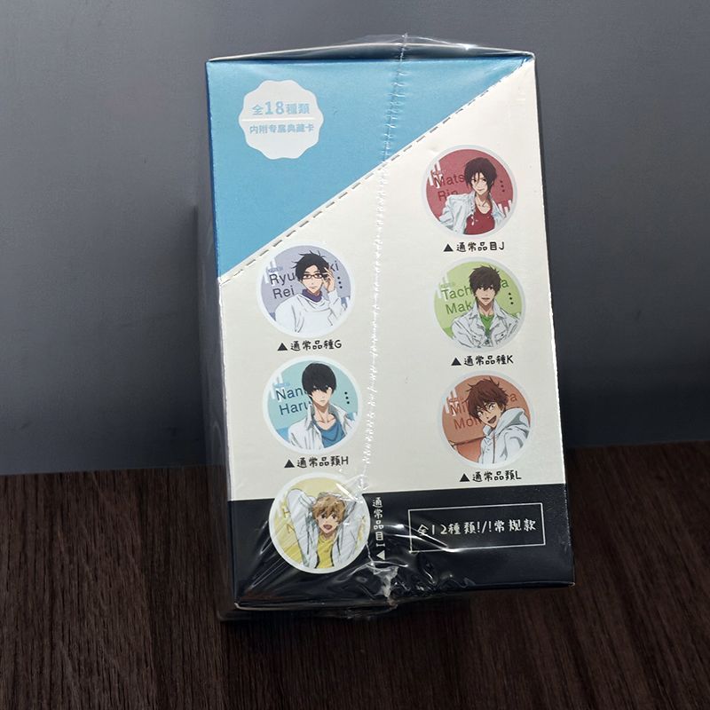 Tự do! Bộ hộp mù huy hiệu câu lạc bộ bơi lội Iwatobi – Chân sưu tập 75mm kèm thẻ nhân vật (Phiên bản thứ hai)