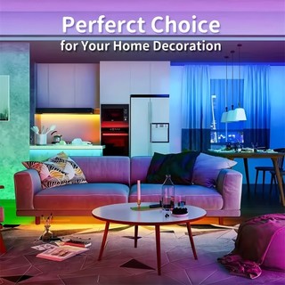 Dải LED USB 5V RGB Điều khiển ứng dụng thông minh Đồng bộ âm nhạc Thích hợp cho phòng, nhà bếp, thể thao TV Nền chiếu sáng Trang trí sinh hoạt