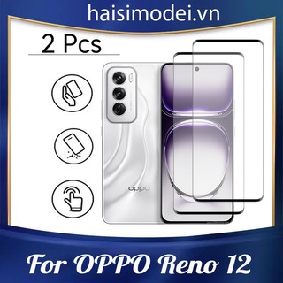 Oppo Reno 12 5G 2 Chiếc Kính Cường Lực Bảo Vệ Màn Hình Cho OPPO Reno 12 11 10 Pro Plus 4G 5G 9D Kính Bảo Vệ