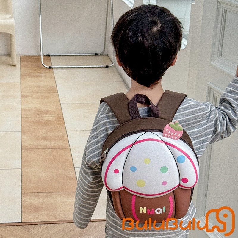balo cho bé Hoạt Hình Dễ Thương Thiết Kế Bánh Nhỏ Ba Lô Đi Học Kiểu Vỏ Trứng Mới Cho Bé Gái Bé Trai 3-6 Tuổi