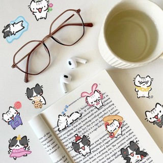 54 Chiếc Hoạt Hình Dễ Thương Graffiti Mèo Dán DIY Điện Thoại Nhật Ký Ván Trượt Đàn Guitar Chống Thấm Nước PET Miếng Dán