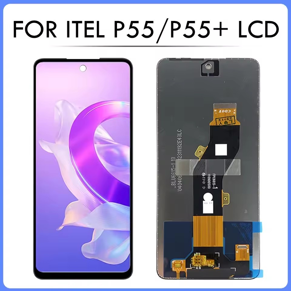 Dành Cho Itel P55 A666L / P55 PlusP63L PL63L LCD Bộ Số Hóa Màn Hình Cảm Ứng Bảng Điều Khiển Lắp Ráp