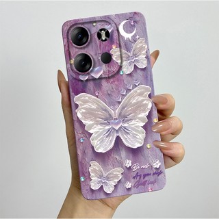 Thiết Kế Mới Cho Tecno Spark Go 2023 Ốp Lưng Bướm Xinh Đẹp Hoa Silicon Chống Sốc Mềm TPU Vỏ Điện Thoại Cho Tecno Pop 7 PRO BF7 Vỏ Vỏ