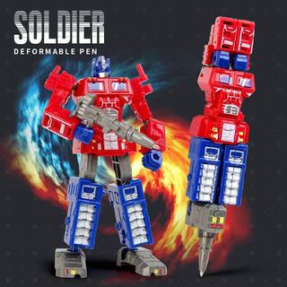 2025 Mới Transformers Optimus Prime Bumblebee Biến Đổi Robot Bút Đồ Chơi Trẻ Em