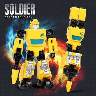 2025 Mới Transformers Optimus Prime Bumblebee Biến Đổi Robot Bút Đồ Chơi Trẻ Em