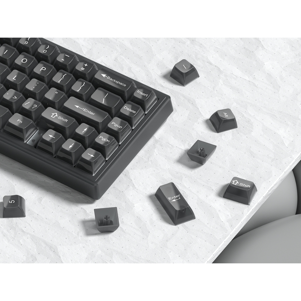 Womier Pure Matte Grey 115 Phím MDA Profile PC Keycaps Bộ cho Gateron Cherry MX Switch Bàn phím cơ | BigBuy360 - bigbuy360.vn