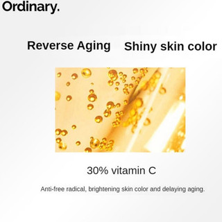 The Ordinary Ascorbic Acid Vitamin C Serum Cream For Face Anti Aging Dark Spot Remover Brightening Moisturizer Skin Care