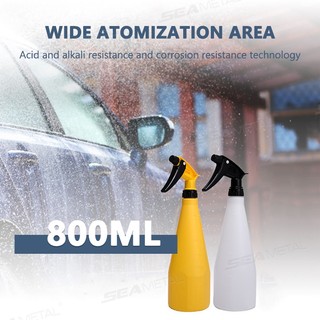 Bình xịt ô tô SEAMETAL 800ML Chai xịt rửa xe chống axit và kiềm có vòi phun có thể điều chỉnh Bình tưới nước