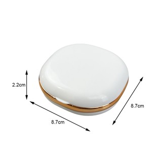 1 Chiếc Nha Khoa Di Động Răng Giữ Hộp Nhựa Mỏng Nẹp Hộp Từ Aligner Lưu Trữ Hộp Đựng Có Gương