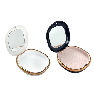 1 Chiếc Nha Khoa Di Động Răng Giữ Hộp Nhựa Mỏng Nẹp Hộp Từ Aligner Lưu Trữ Hộp Đựng Có Gương