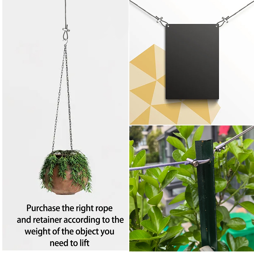 2 / 3 / 4mm Có Thể Điều Chỉnh Thép Không Gỉ Treo Sling Kính Thiên Văn Dây Khóa Hình Ảnh Placard Dây Treo Bộ