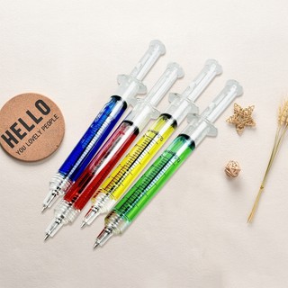 10 Gói Vui Nhộn Sáng Tạo Ống Tiêm Hình Bút Bi Nha Khoa Phòng Khám Văn Phòng Phẩm Bút Chì Đồ Dùng Học Sinh Quà Tặng