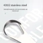 DỤNG CỤ NẠO LƯỠI INOX CHĂM SÓC RĂNG MIỆNG - Cạo lưỡi cho người lớn, thép không gỉ, bền đẹp, an toàn