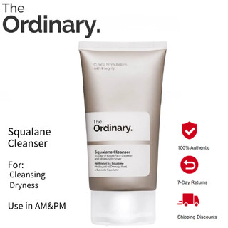 The Ordinary Azelaic Acid Cream Squalane Cleanser Sunscreen For Face Wash Pimple Remover Acne Scars And Pores Dark Spot Remover Brightening UV Protection Skin Care