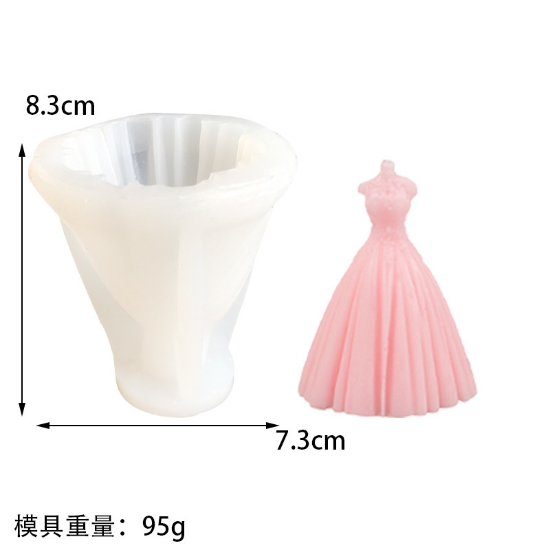 3D Đám Cưới Khuôn Silicon Chocolate Khuôn Trang Trí Bánh Khuôn Thơm Thạch Cao Khuôn Tự Làm Khuôn Nướng Bánh