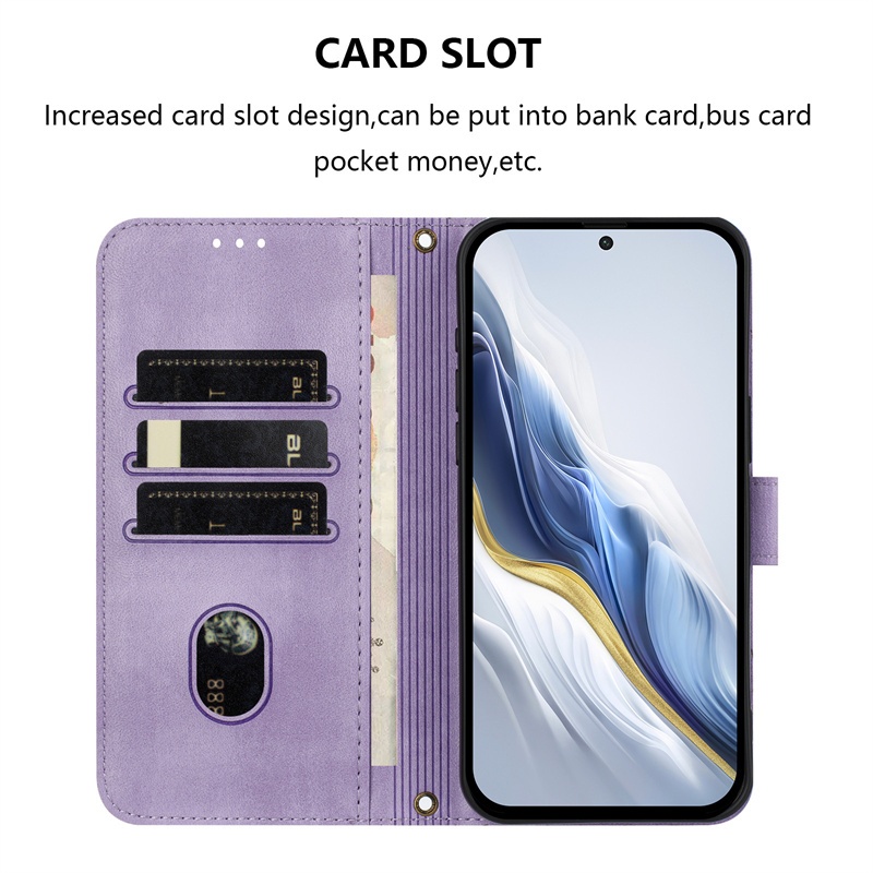 Vỏ Không Có Gì CMF Điện Thoại 1 2A 3A Pro Ví Da Bỏ Túi Khe Cắm Thẻ Flip Case Cover