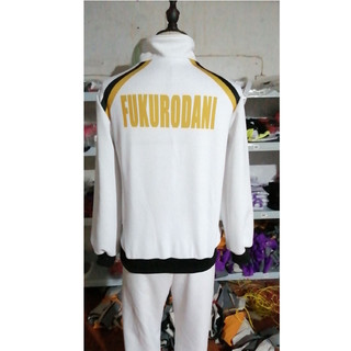Áo khoác tay dài/ quần dài hóa trang nhân vật Akaashi Keiji hoạt hình Haikyuu Fukurodani