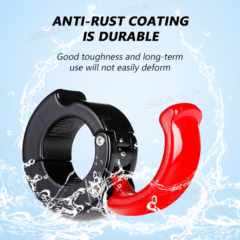 SEAMETAL Xe Đạp Điện Tay Lái Móc Treo Hàng Hóa Móc Túi Hành Lý Móc Treo Mũ Bảo Hiểm Móng Vuốt Xe Máy Hàng