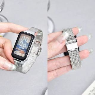 Dây đeo đồng hồ kim loại cho Mi Band 9 / 8 Active và Redmi Band 3 / 2 Vòng đeo tay bằng thép không gỉ Dây đeo cho Xiaomi Smart Band 9 / 8 Active