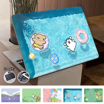 Ốp In Hình Hoạt Hình Dễ Thương Cho 2026 Macbook Neo A3404 Air13 M5 A3449 Air15 M5 A34448 Pro13 M1 M2 A2338 Pro14 M5 A3434 A3426 Air M1 A2337 Air M4 A3240 A3241 Air13.6 M3 M2 A3113