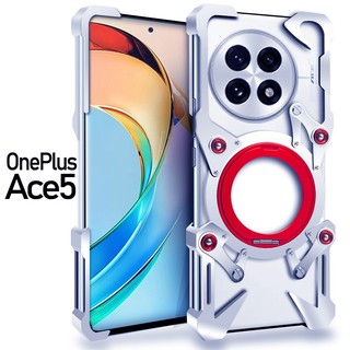 Dành Cho OnePlus 13 Ace 5 Pro Nhôm Giáp Khung Kim Loại Ốp điện thoại Không Vành Xoay 360 Độ Giá Đỡ Đứng Vỏ Sau Ốp điện thoại