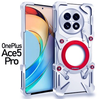 Dành Cho OnePlus 13 Ace 5 Pro Nhôm Giáp Khung Kim Loại Ốp điện thoại Không Vành Xoay 360 Độ Giá Đỡ Đứng Vỏ Sau Ốp điện thoại