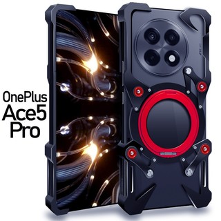 Dành Cho OnePlus 13 Ace 5 Pro Nhôm Giáp Khung Kim Loại Ốp điện thoại Không Vành Xoay 360 Độ Giá Đỡ Đứng Vỏ Sau Ốp điện thoại