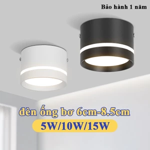CHUANGYANG Đèn ống bơ 3 Màu Đèn LED ống bơ ốp trần nổi Đèn trang trí 5W 10W 15W phong cách hiện đại đẹp mắt Phòng khách Nhà bếp Ban công