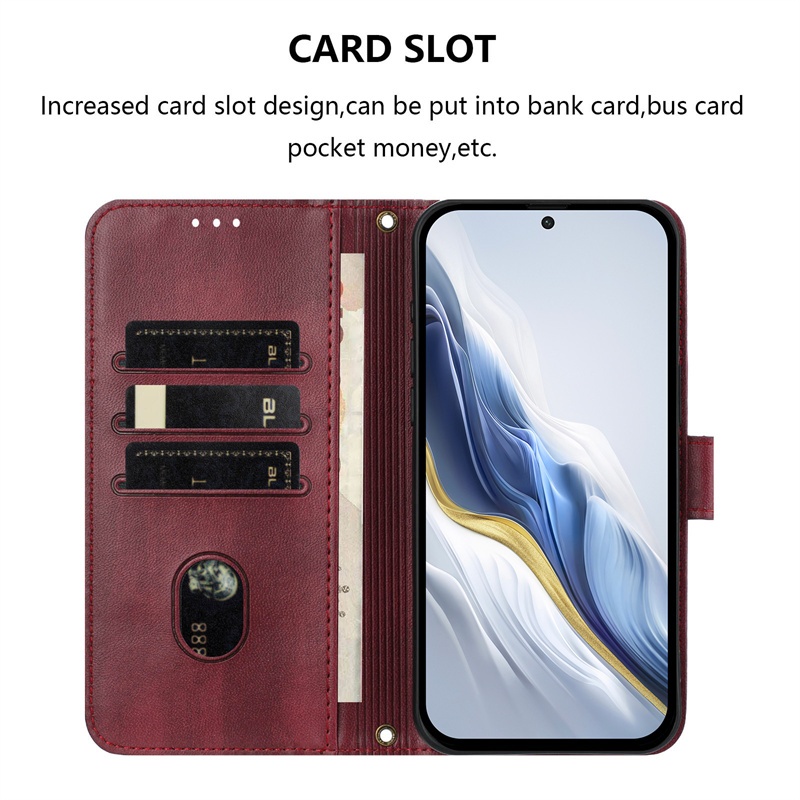 Vỏ Cho Sharp Aquos Wish 4 Zero 2 Basic DX EP3 SH-01M SH-M10 SH-52E SHG02 SHV47 801SH 906SH 5G Ví Da Bỏ Túi Khe Cắm Thẻ Flip Case Cover