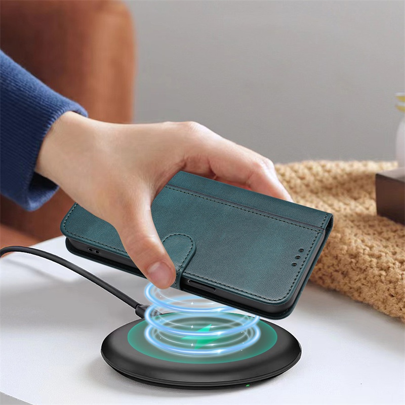 Vỏ Cho Sharp Aquos V Air Wish 4 Zero 6 Basio Active3 Simple Sumaho5 SH-C02 SH-52E SH-RM18 SHG 04 A001SH A102SH Ví Da Bỏ Túi Khe Cắm Thẻ Flip Case Cover