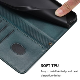 Ốp Lưng Cho Samsung Galaxy A30S A31 A32 A325F M32 A40 A41 A42 M42 A50 A50S 4G 5G Ví Da Bỏ Túi Khe Cắm Thẻ Flip Case Cover