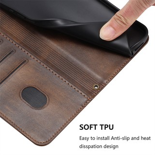 Vỏ Cho Tecno Camon 20 30 Premier 30S 40 Pro 4G 5G Ví Da Bỏ Túi Khe Cắm Thẻ Flip Case Cover