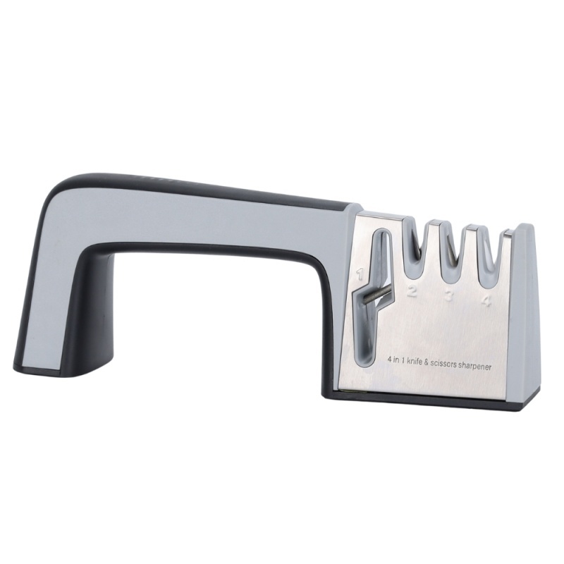 Mài Dao Bằng Tay Chuyên Nghiệp 3 Giai Đoạn / Professional Manual Kitchen Knife Sharpener - Gốm, Vonfram & Cacbua Cho Dao Nhà Bếp, Kéo & Dụng Cụ Sắc Bén