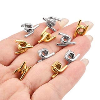Thép không gỉ Nút Thắt Hạt diy Trang Sức Vòng Cổ Phụ Kiện Vòng Tay Vàng 18k Kink Mặt Dây Chuyền