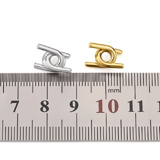Thép không gỉ Nút Thắt Hạt diy Trang Sức Vòng Cổ Phụ Kiện Vòng Tay Vàng 18k Kink Mặt Dây Chuyền