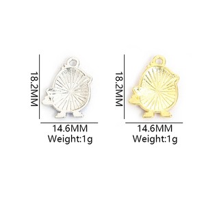 10 Chiếc Hoạt Hình Dễ Thương Gà Con Men Nhỏ Giọt Dầu Quyến Rũ, Tạo Kiểu Động Vật Sáng Tạo Mặt Dây Chim Nhiều Màu Sắc Cho DIY Vòng Cổ Vui Nhộn Vòng Tay Bông Tai Móc Khóa & Trang Trí Hoạt Động Tiệc