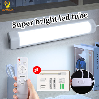 CANMEIJIA Đèn tuýp LED Trọn bộ Đèn tủ 10W/20W Đèn ống T5 siêu sáng 30CM/60CM có phích cắm gắn tường Đèn cho tủ văn phòng tại nhà