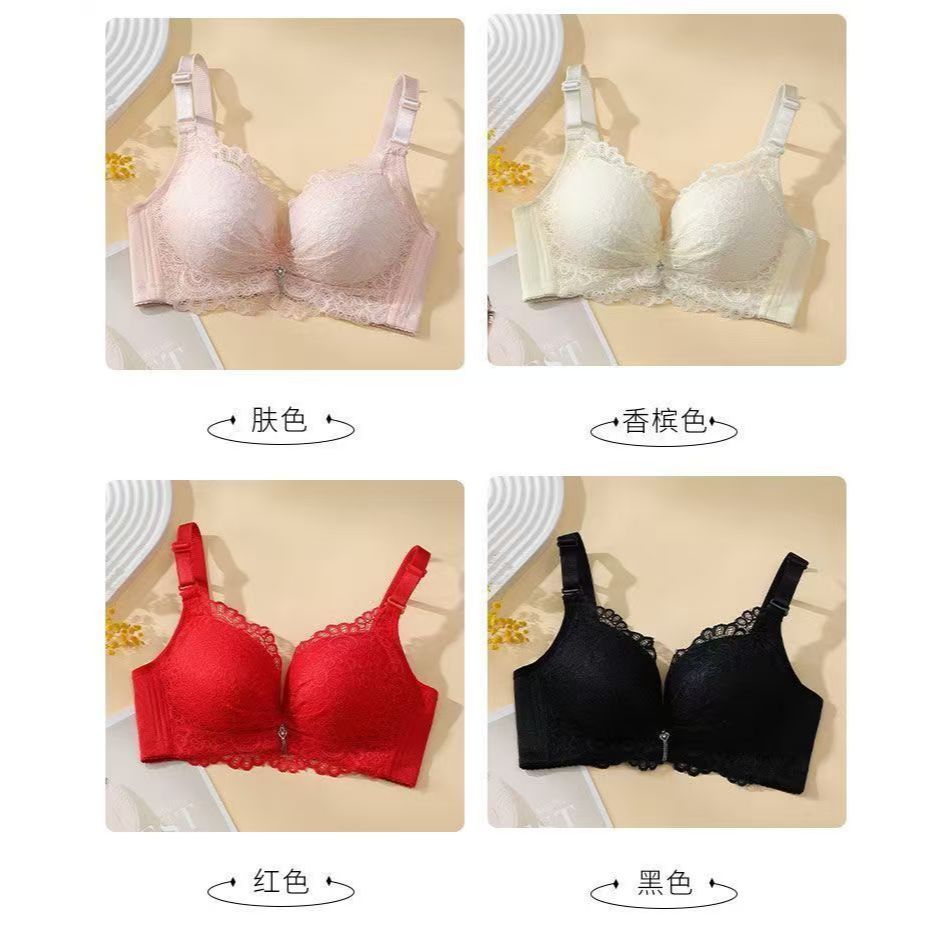 Áo Ngực 6cm dày ren cạnh Không có vòng thép Trang chủ